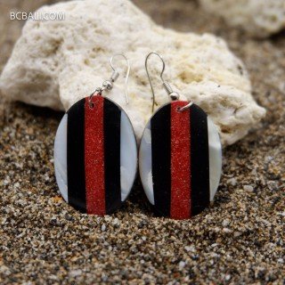 New Design Shell Earrings Originally Handmade in Bali